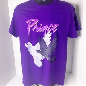 PRINCE DOVE WHEN DOVES CRY PURPLE RAIN T SHIRT
